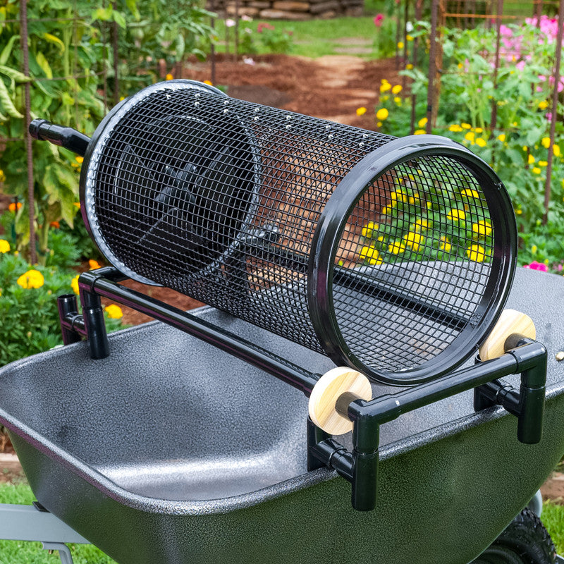 Deluxe Heavy Duty Rolling Garden Sifter
