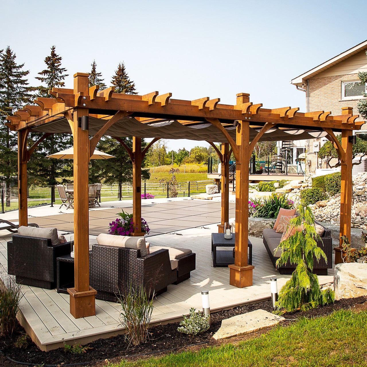10' x 12' Premium Cedar Pergola Kit