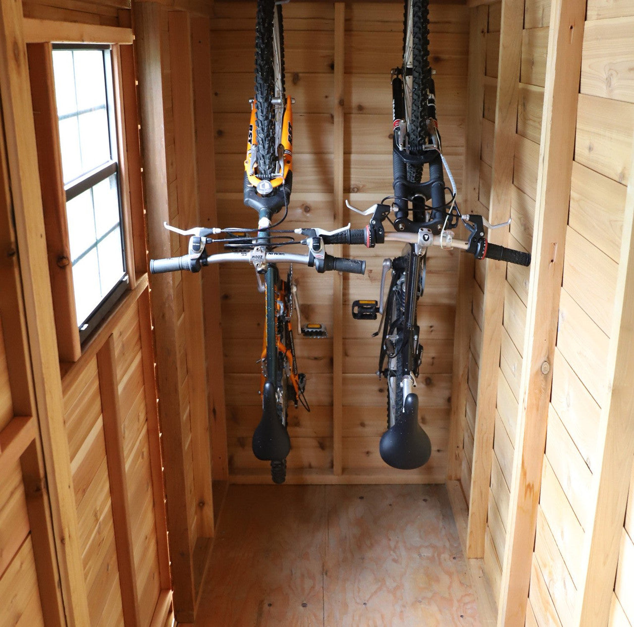 12' x 4' SpaceSaver Storage Shed - Sliding Double Doors