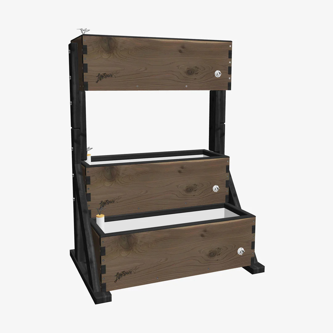 Canopy Self-Watering Vertical Cedar Planter