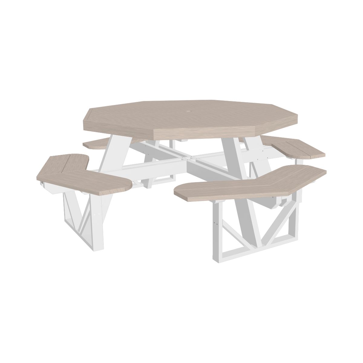 Classic Octagonal Picnic Table - 5' Long