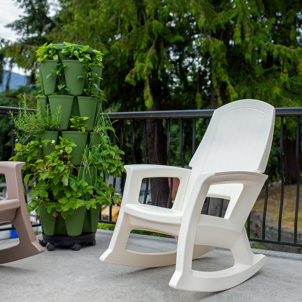 Heavy Duty Rockaway Outdoor Porch Rocking Chair