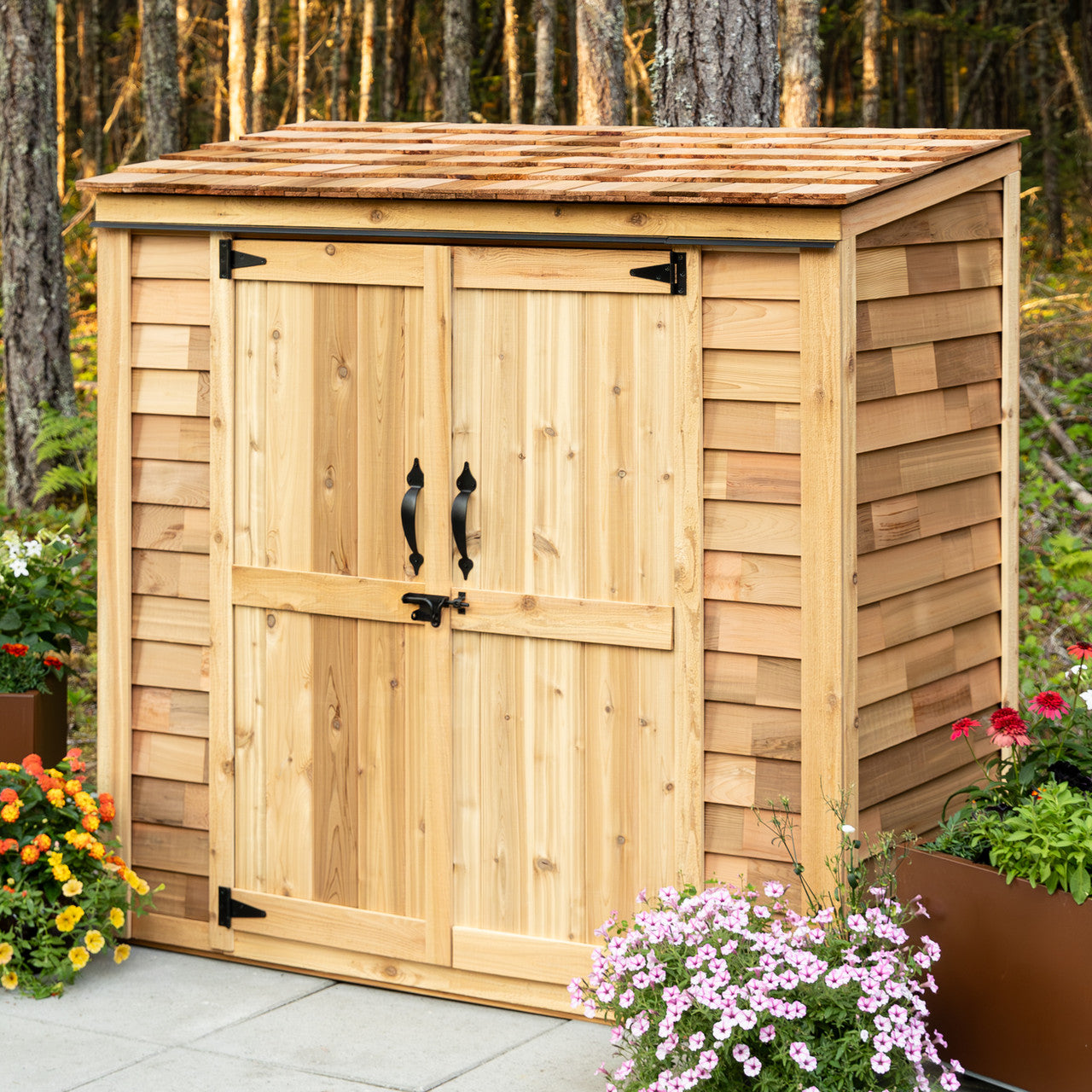 6' x 3' Patio Garden Shed