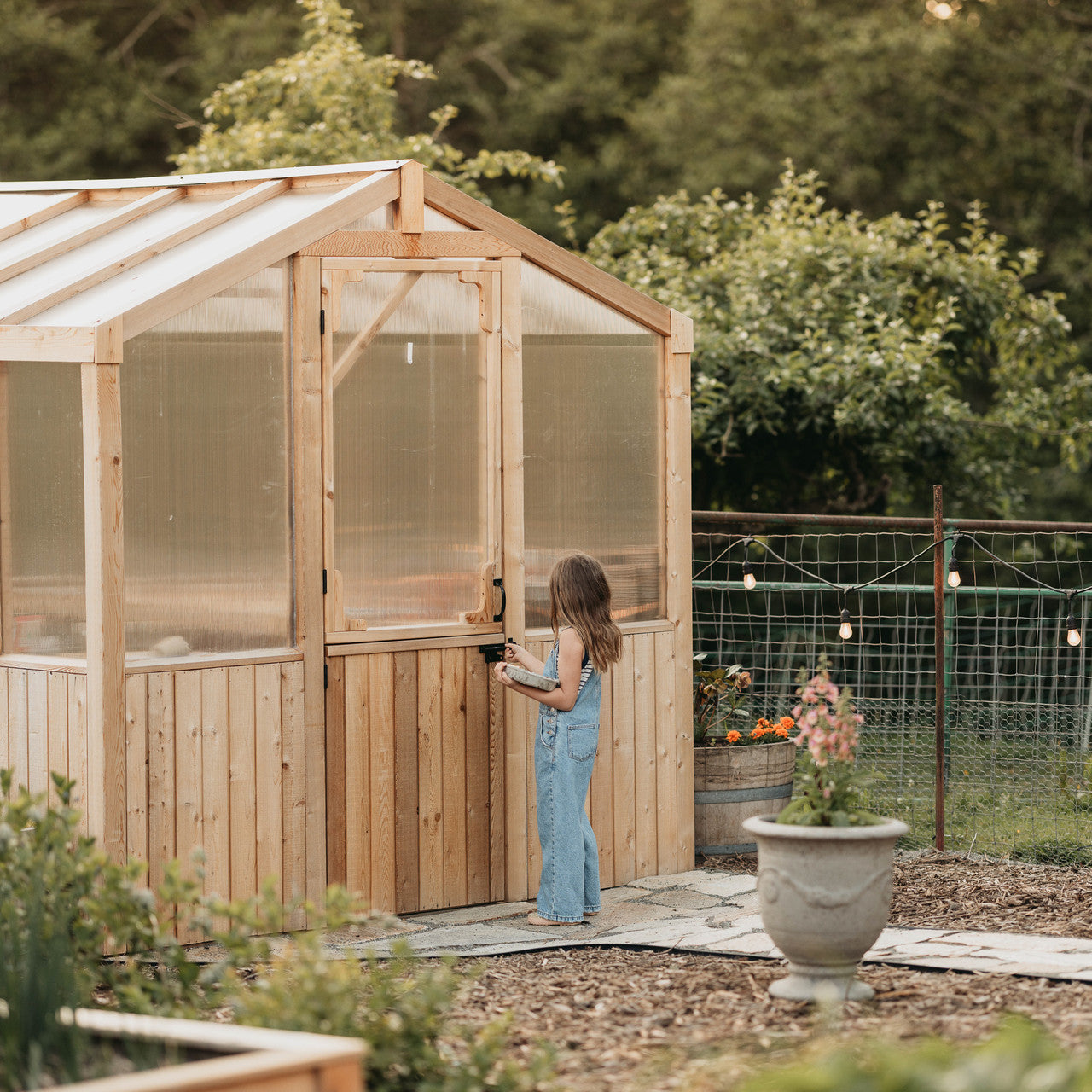 8' x 12' Cedar Greenhouse