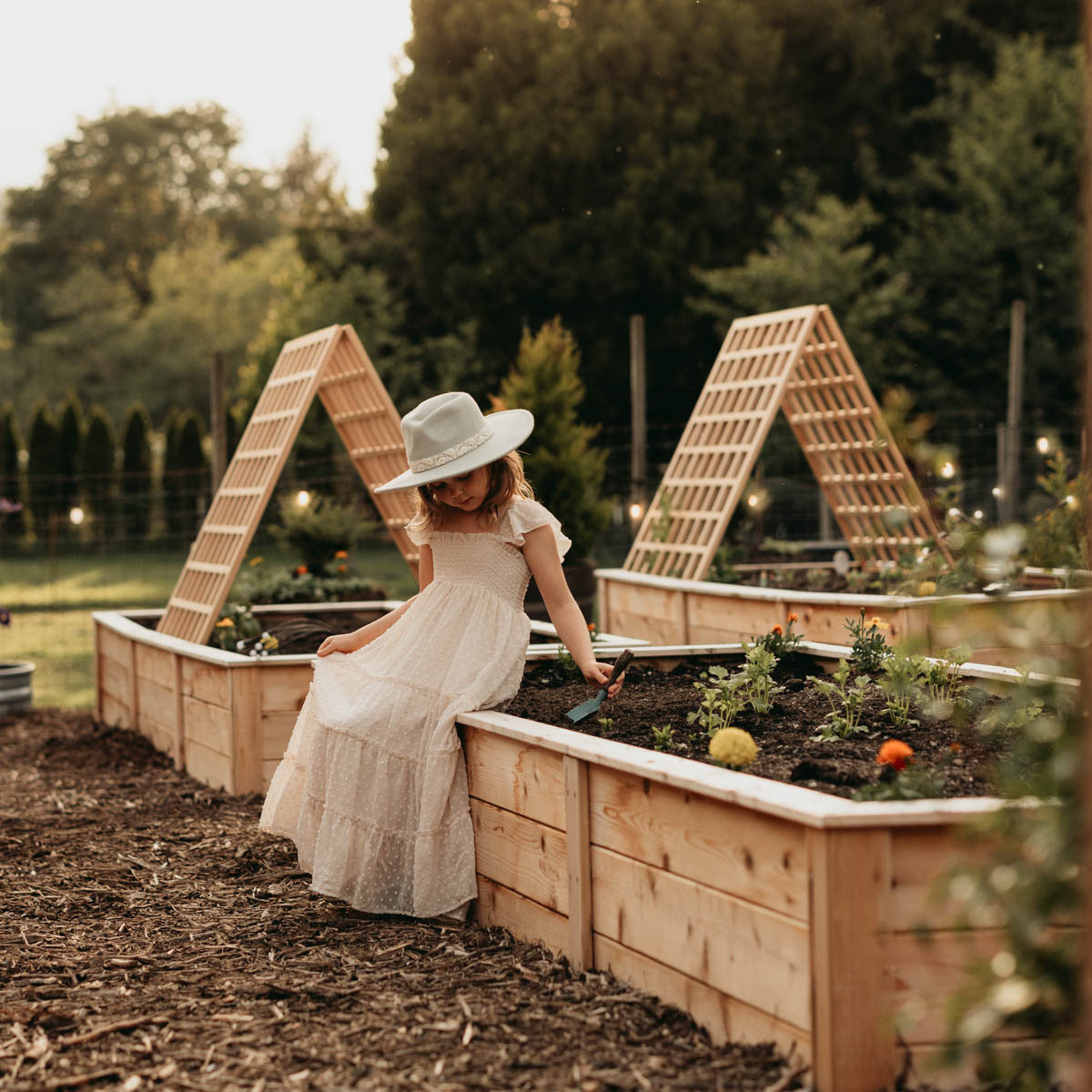 Natural Cedar Raised Garden Beds