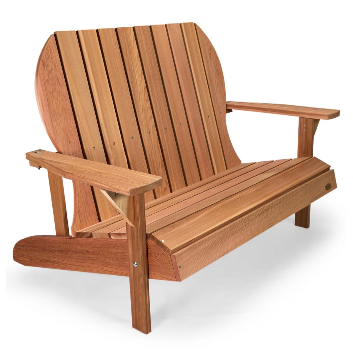 Cedar Adirondack Bench - 4.5' Wide
