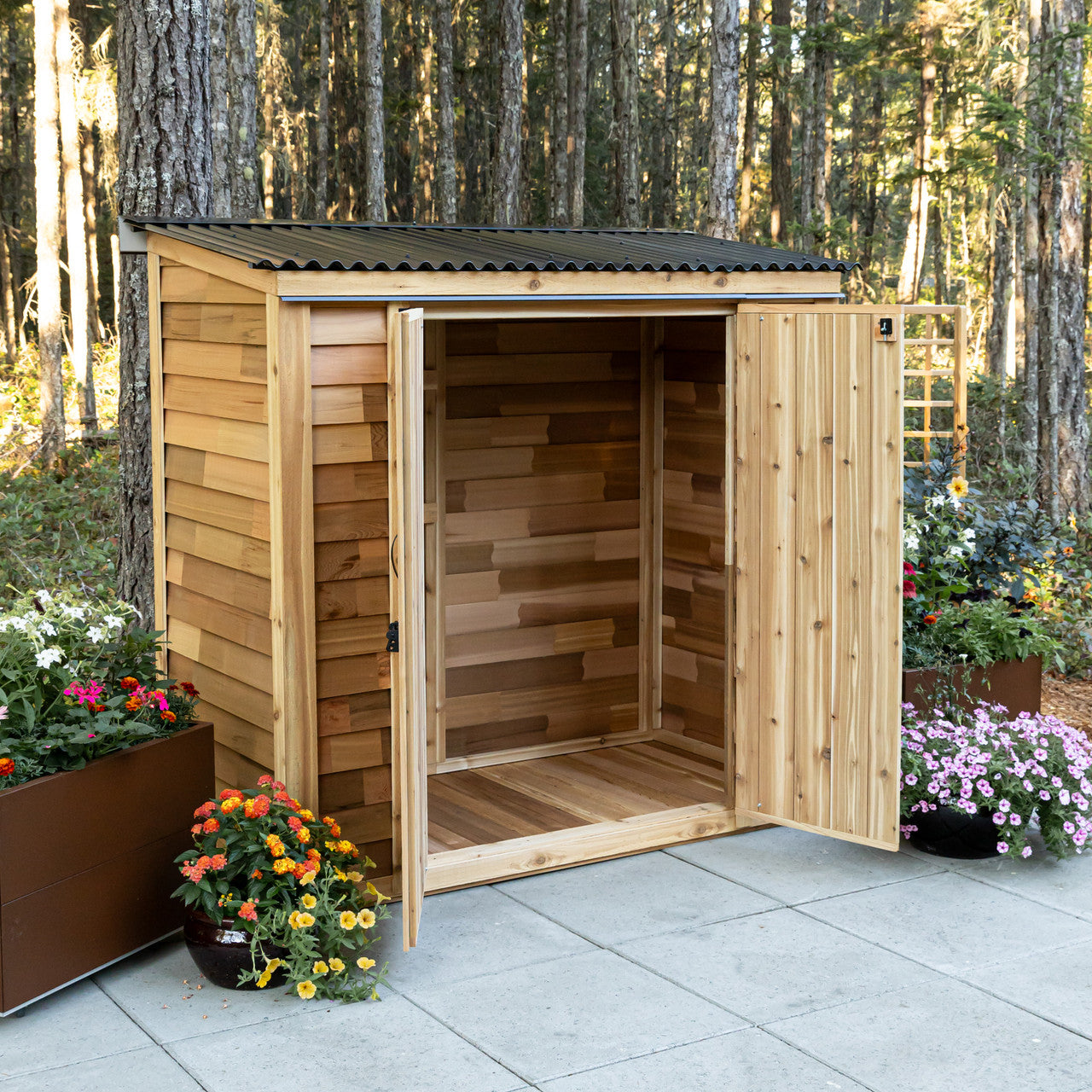 6' x 3' Patio Garden Shed
