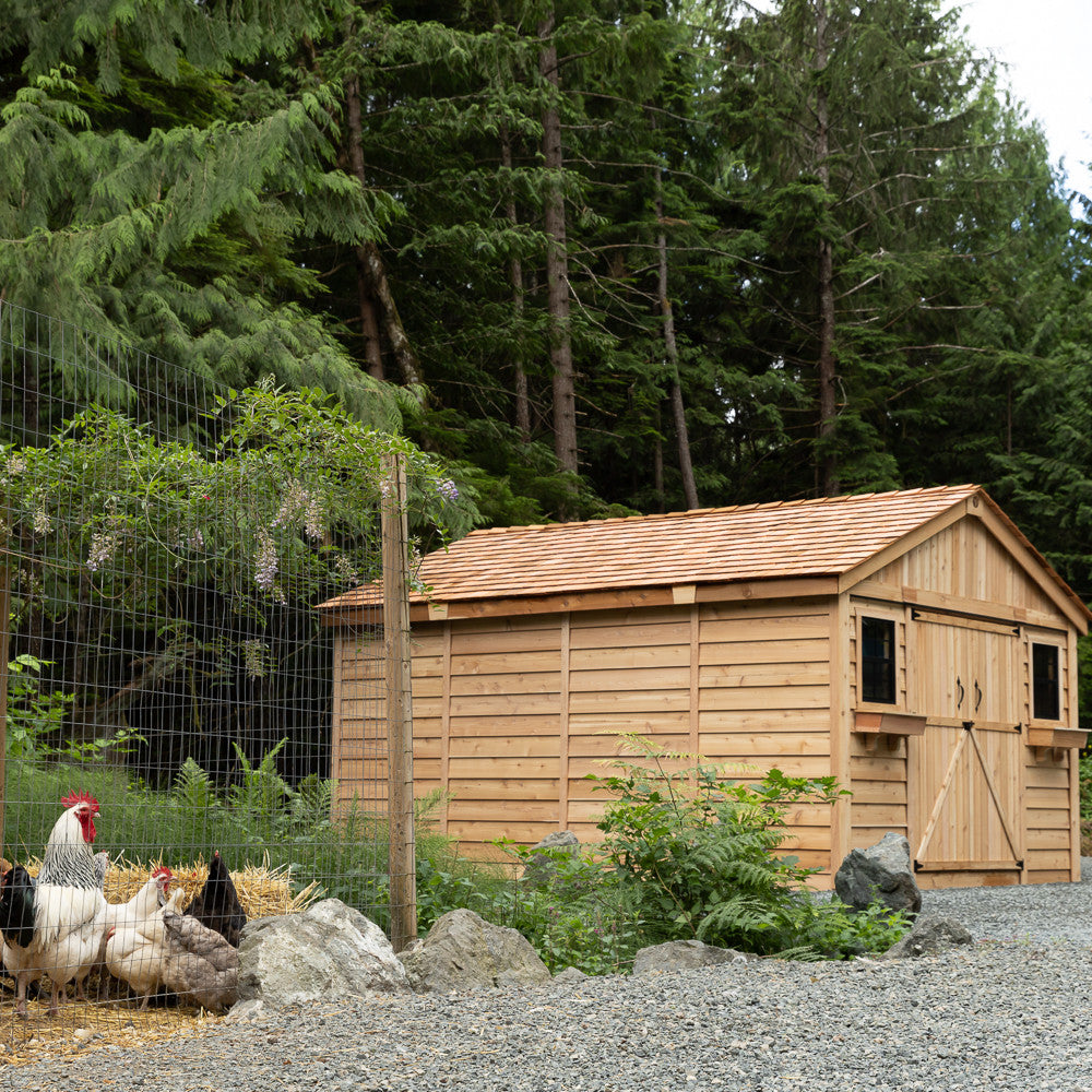 12' x 16' Space Master Cedar Storage Shed