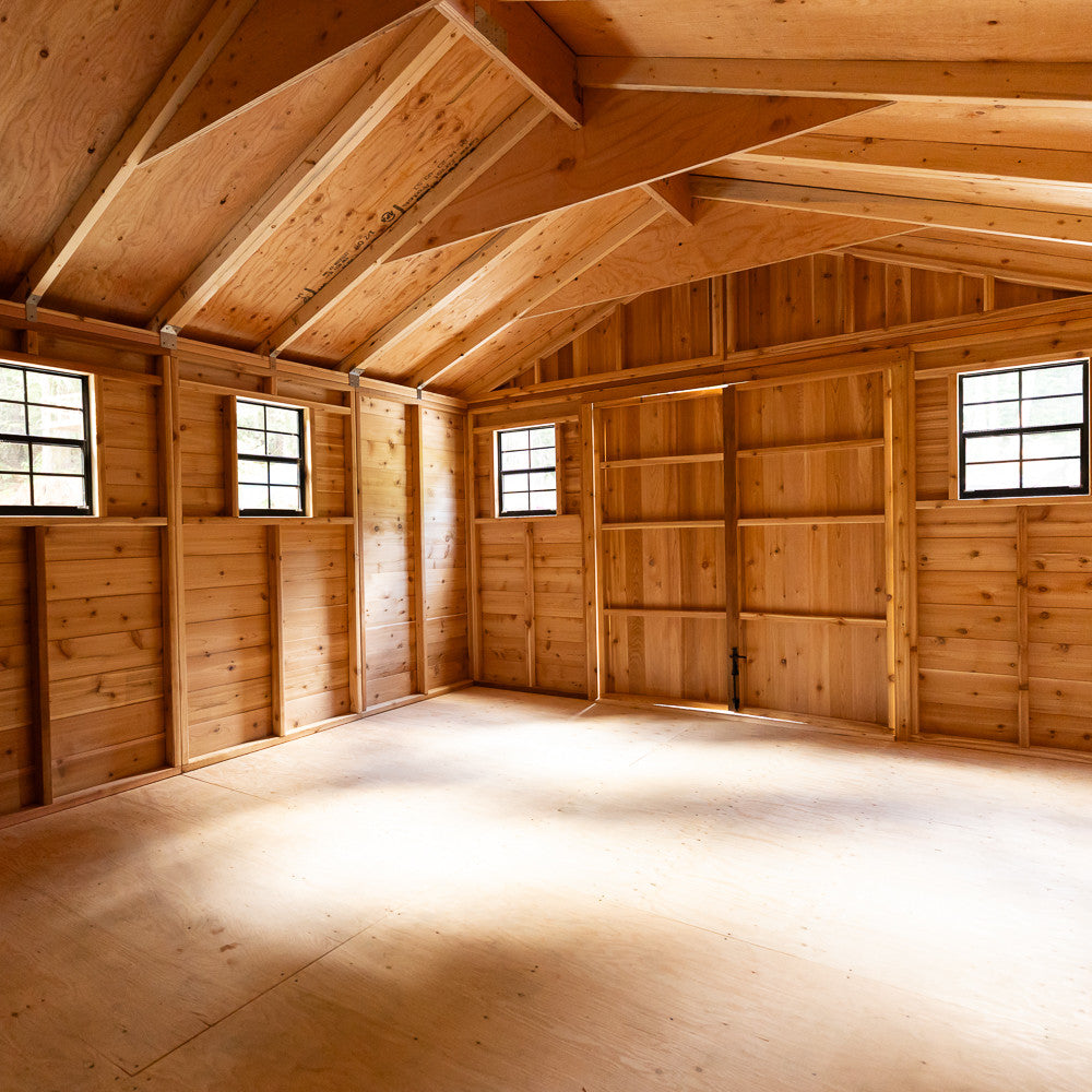 12' x 16' Space Master Cedar Storage Shed