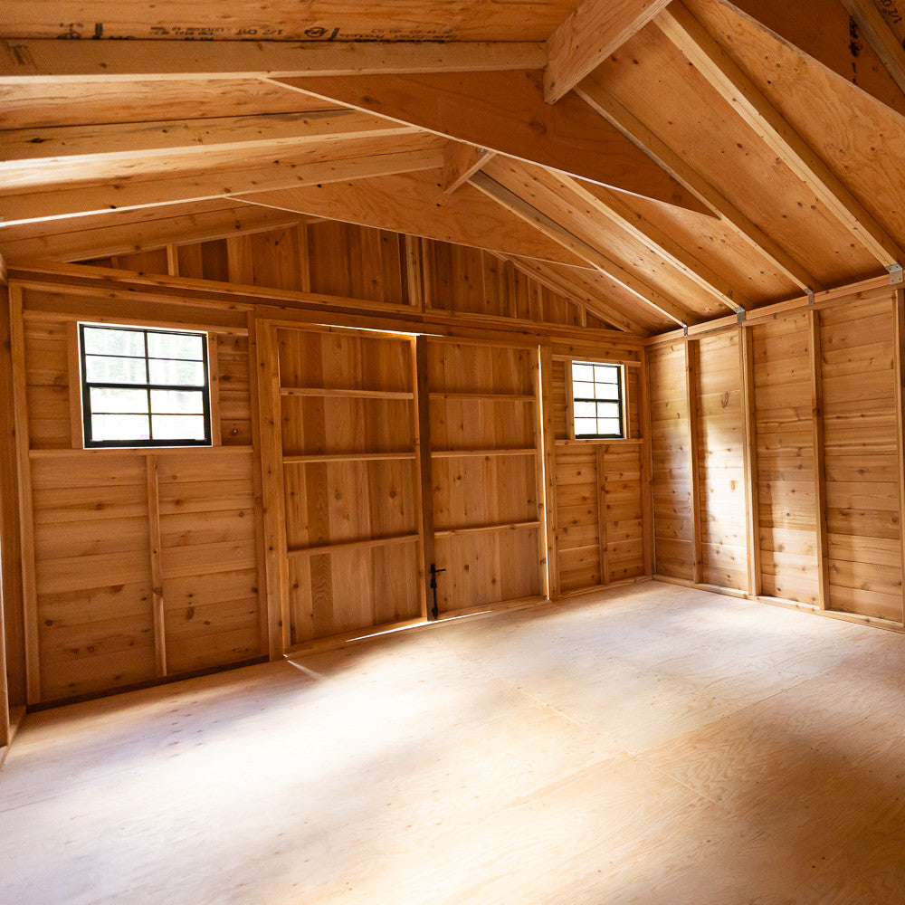 12' x 16' Space Master Cedar Storage Shed