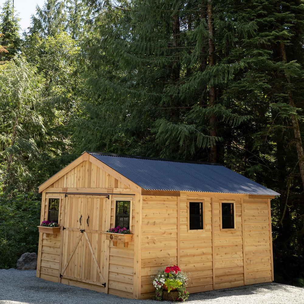 12' x 16' Space Master Cedar Storage Shed