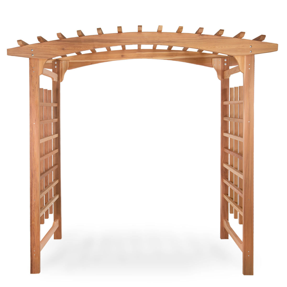 8' Cedar Walk-Through Garden Arbor