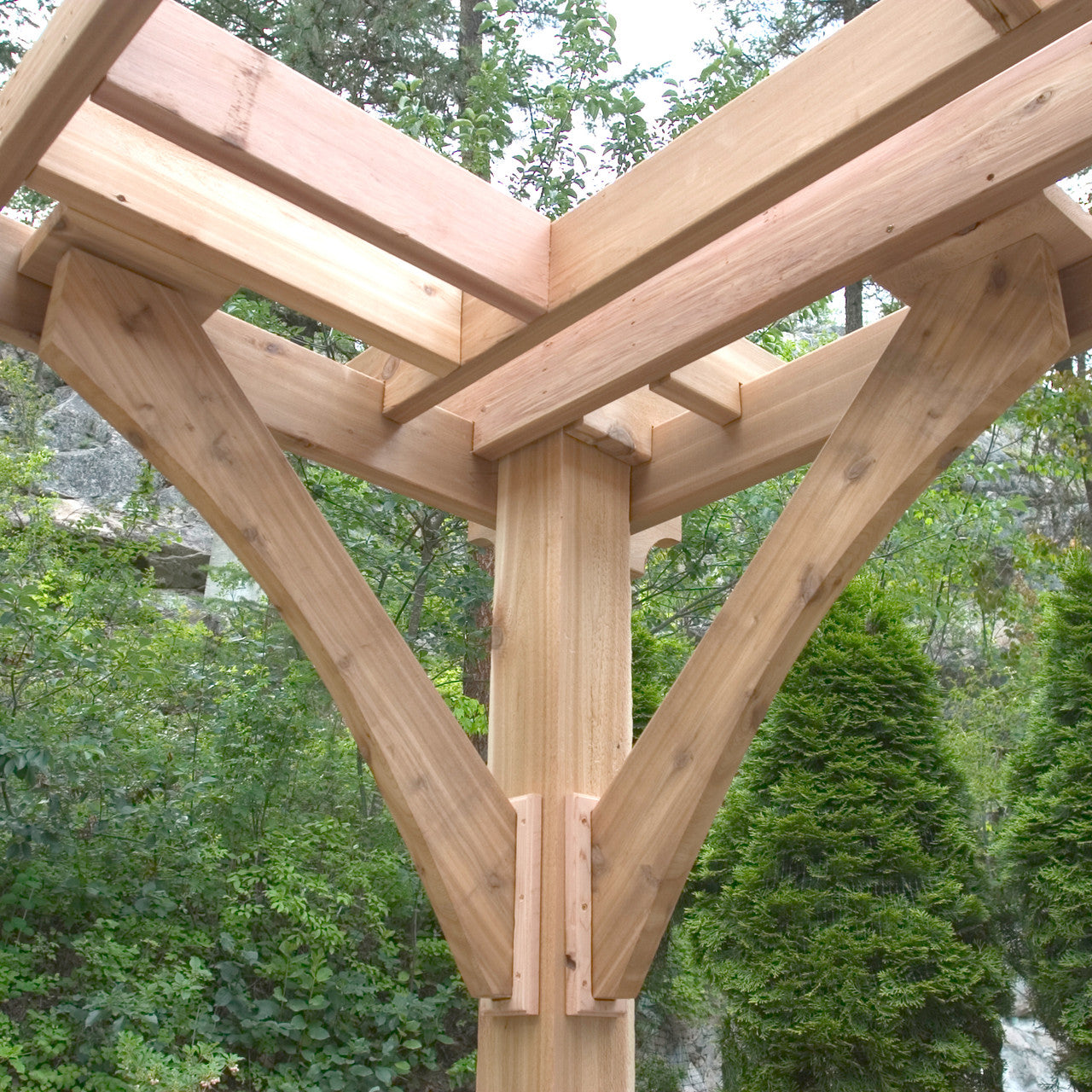 12' x 12' Premium Cedar Pergola Kit