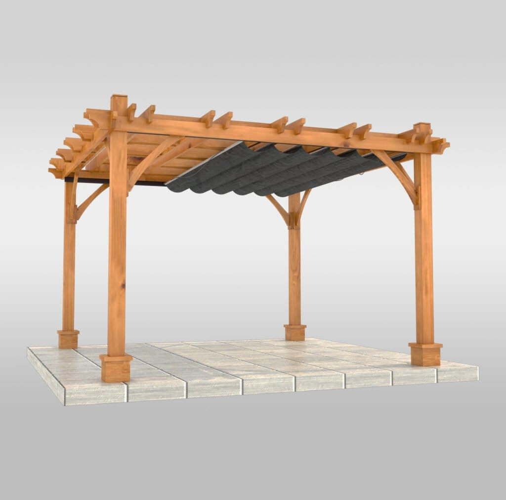 12' x 12' Premium Cedar Pergola Kit
