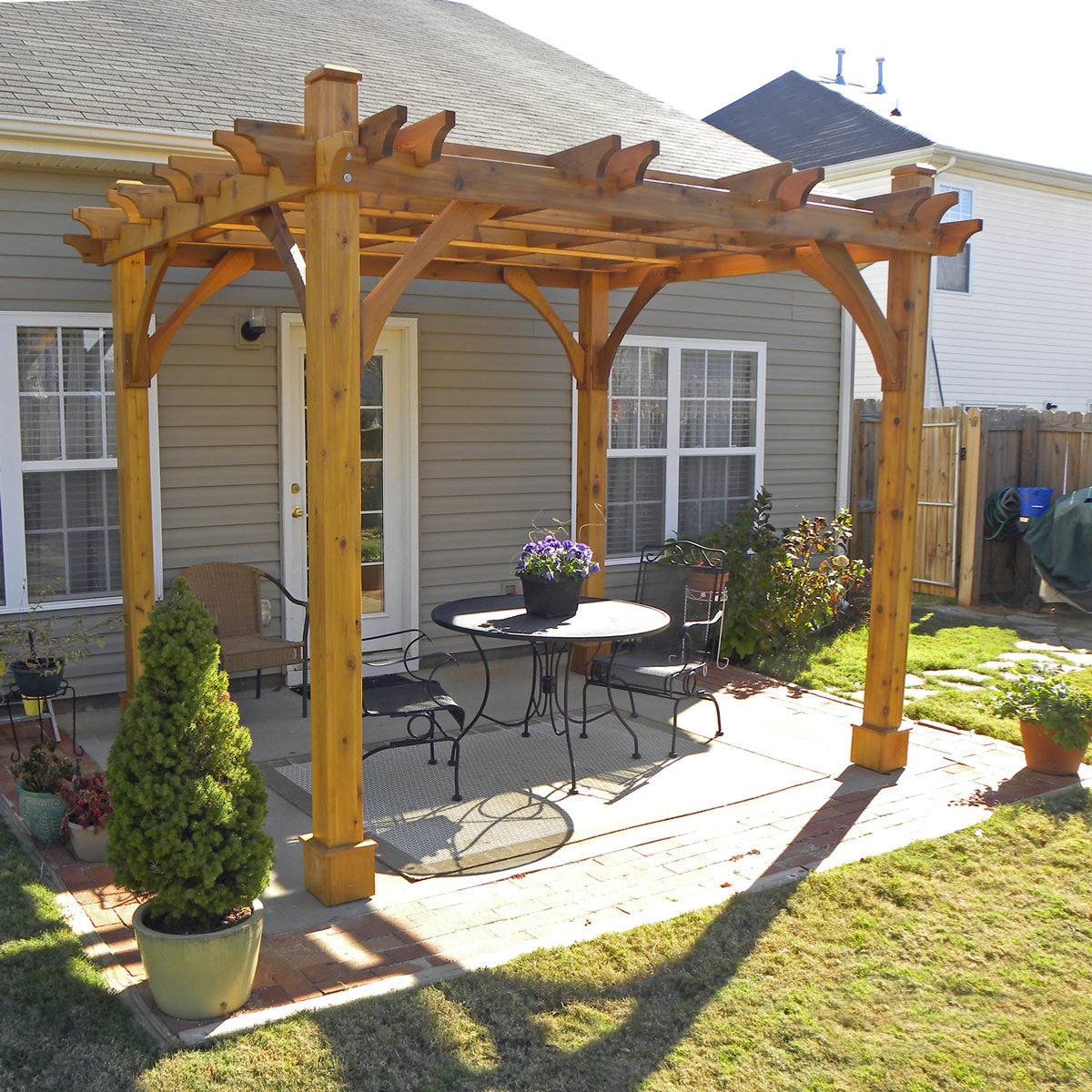 8' x 10' Premium Cedar Pergola Kit