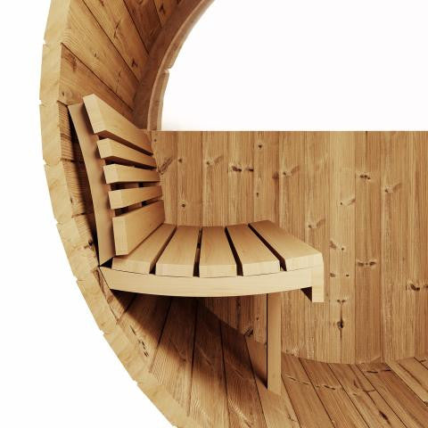 Outdoor Wooden Barrel Sauna - Vista
