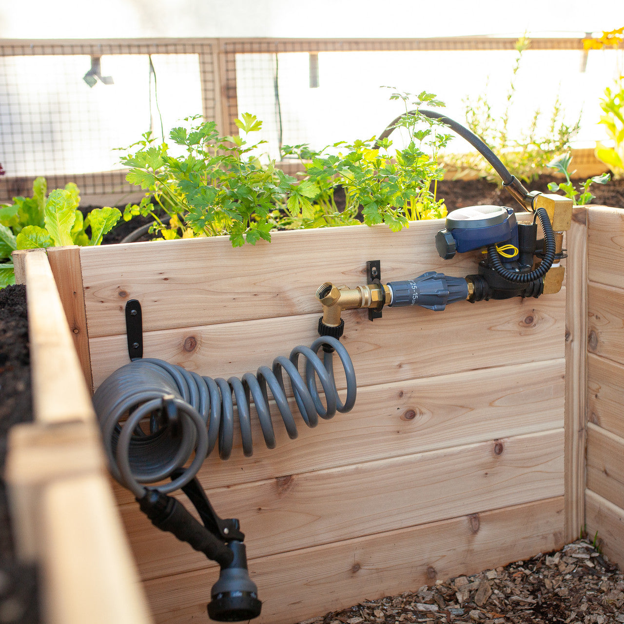 Automatic Watering System for Cedar Complete Raised Garden Bed Kits