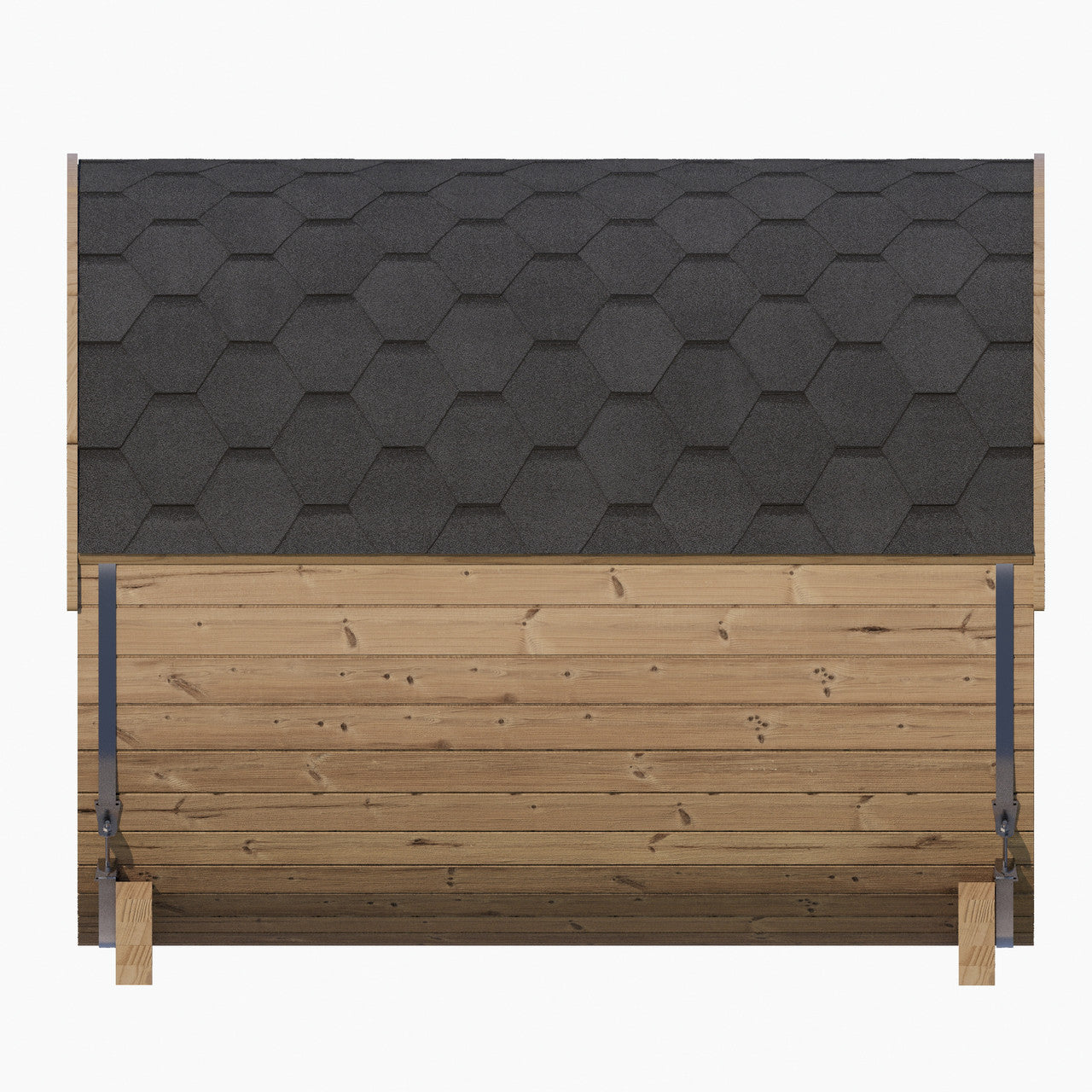 Outdoor Wooden Barrel Sauna - Panorama