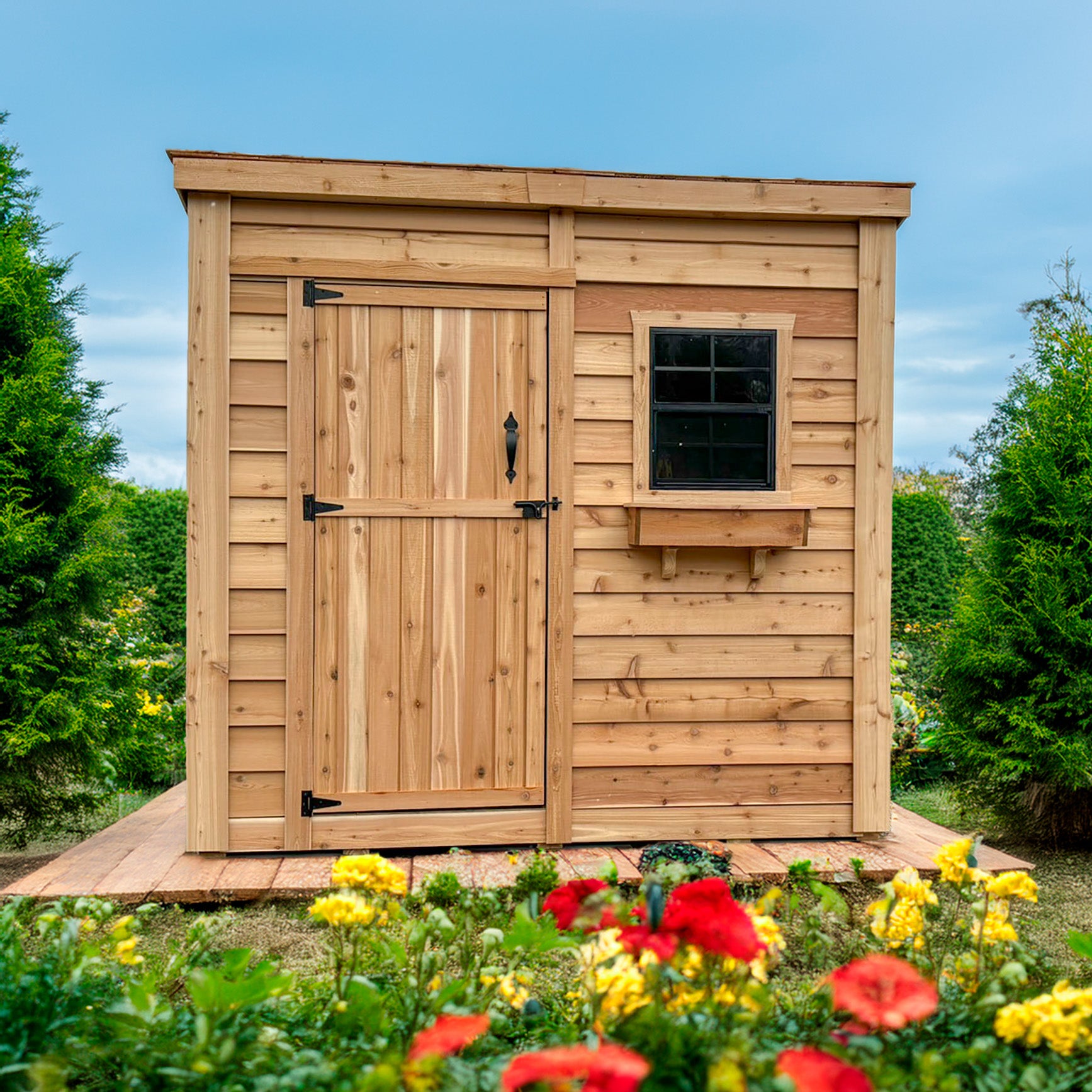 8' x 4' GardenSaver Storage Shed - Single Door