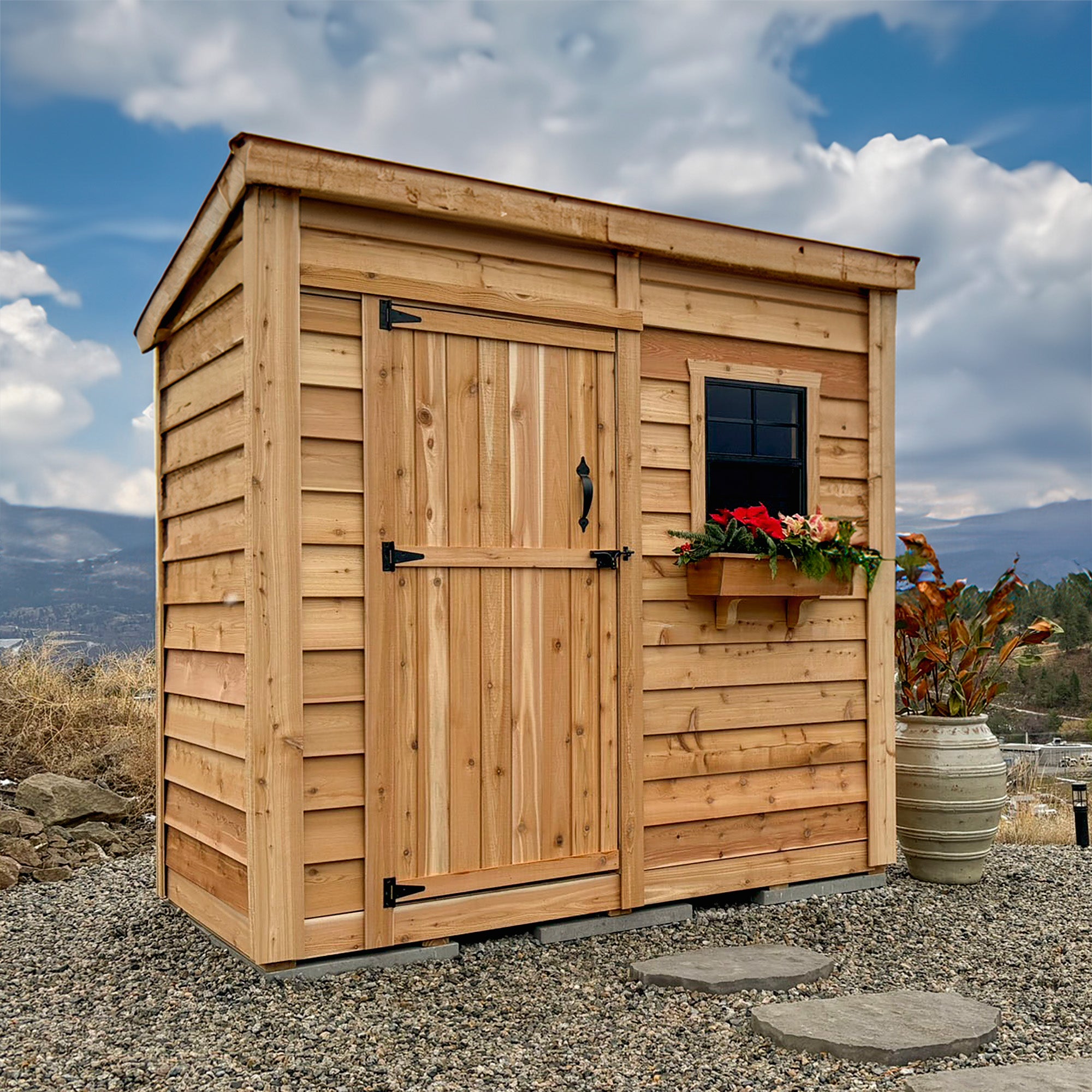 8' x 4' GardenSaver Storage Shed - Single Door