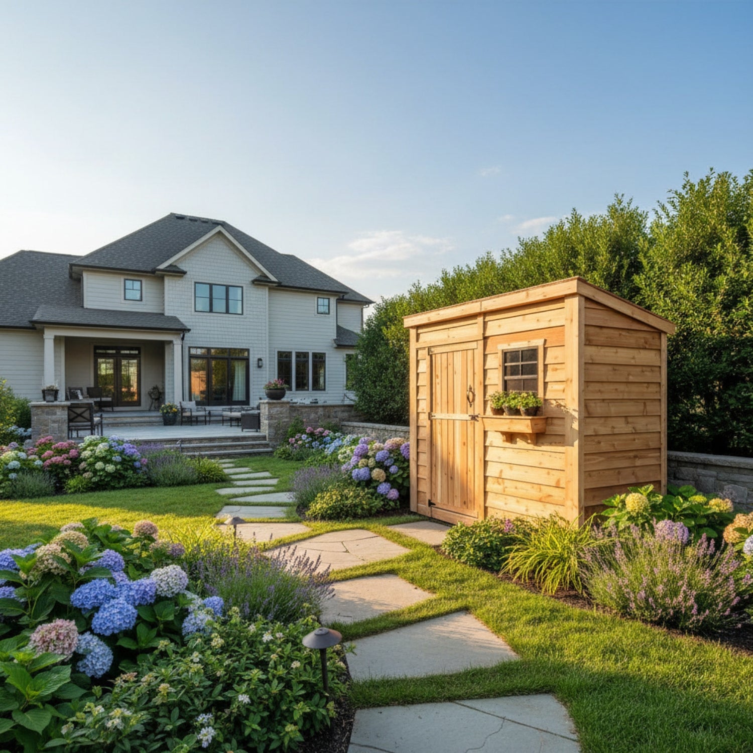 8' x 4' GardenSaver Storage Shed - Single Door