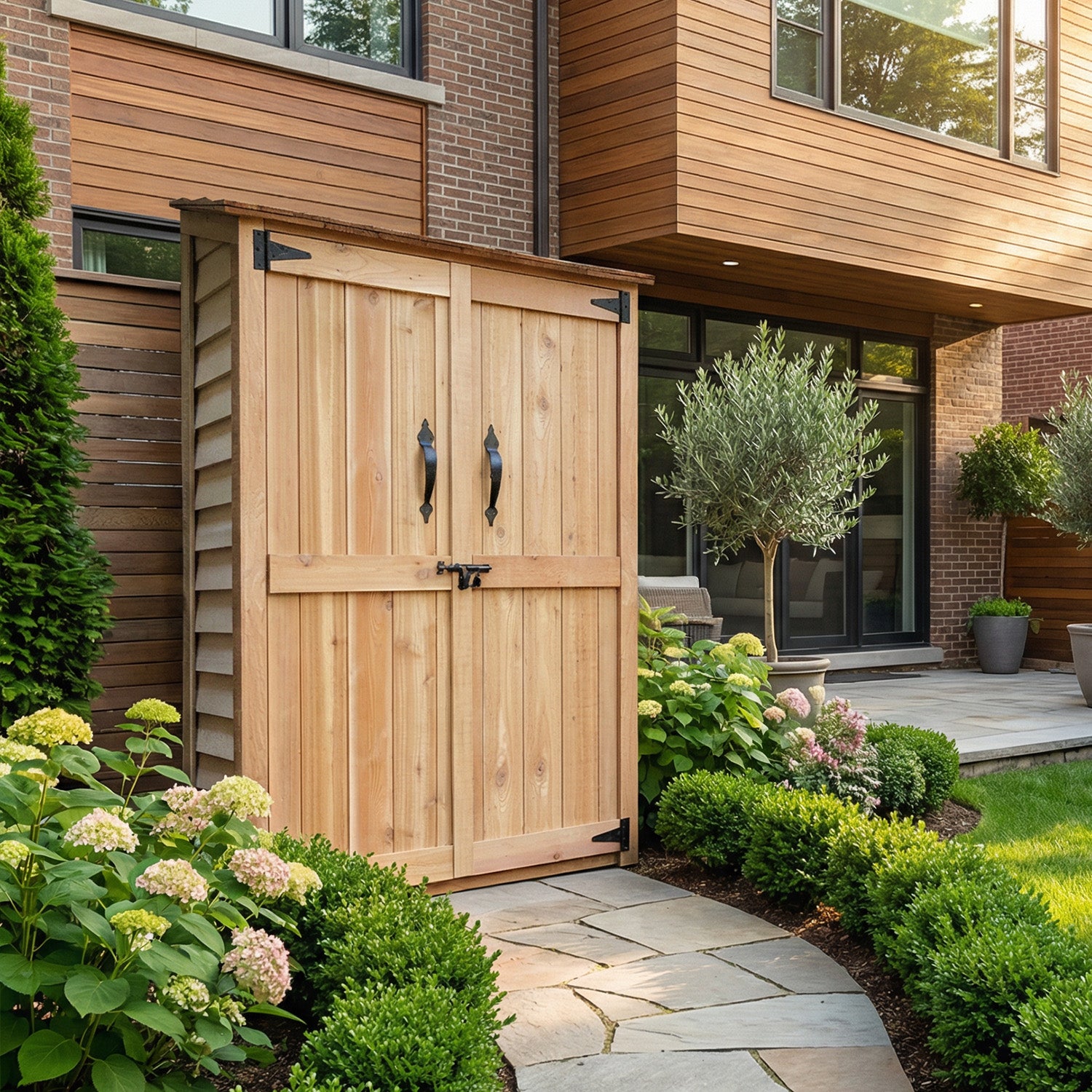 4' x 2' Garden Chalet Shed