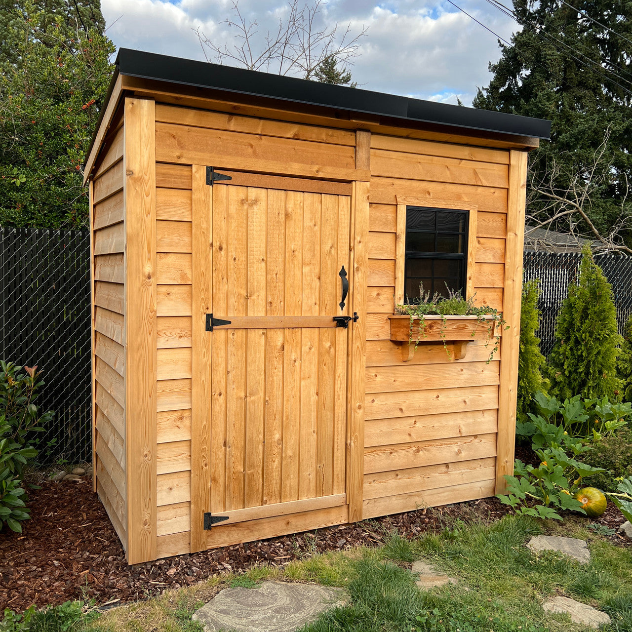 8' x 4' GardenSaver Storage Shed - Single Door