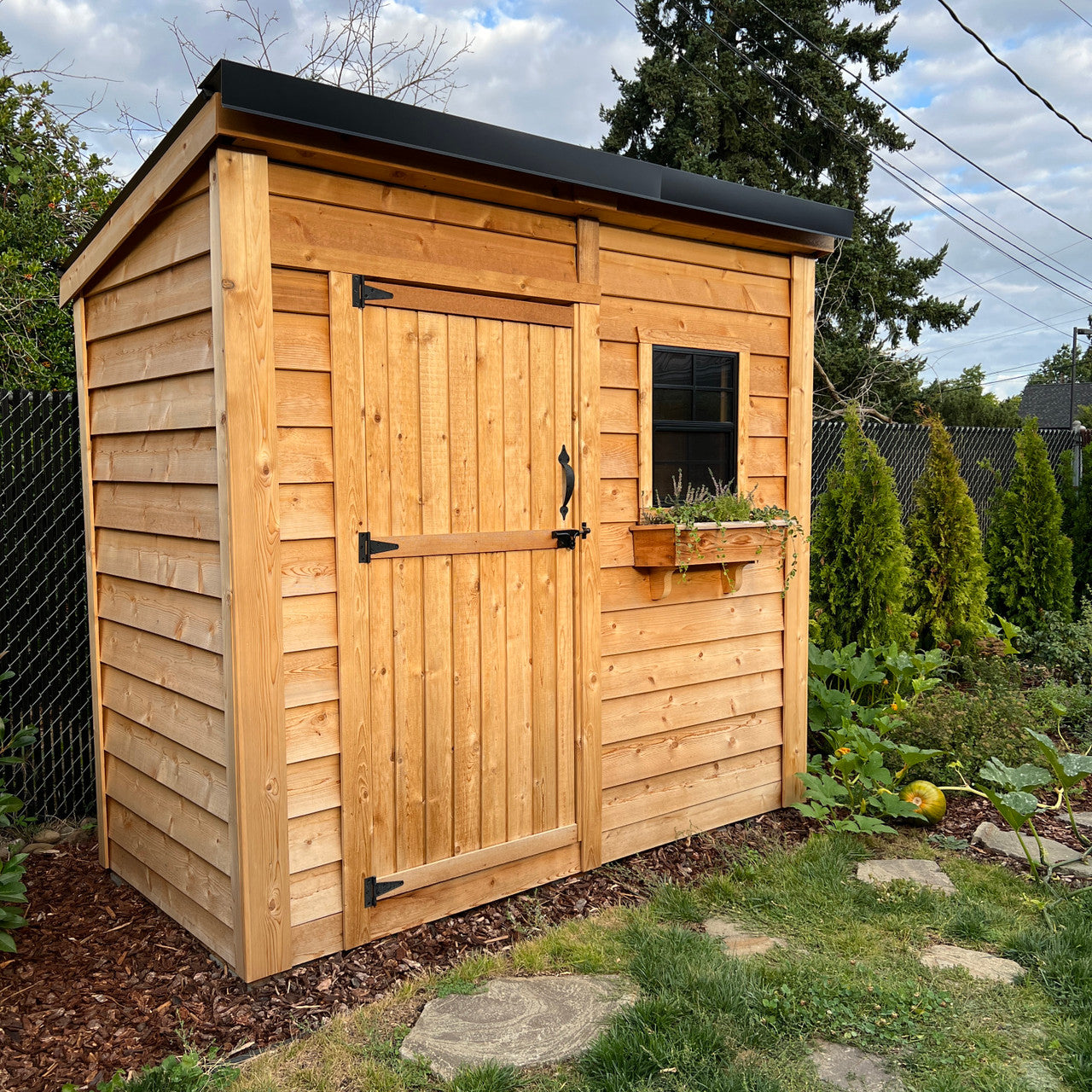 8' x 4' GardenSaver Storage Shed - Single Door