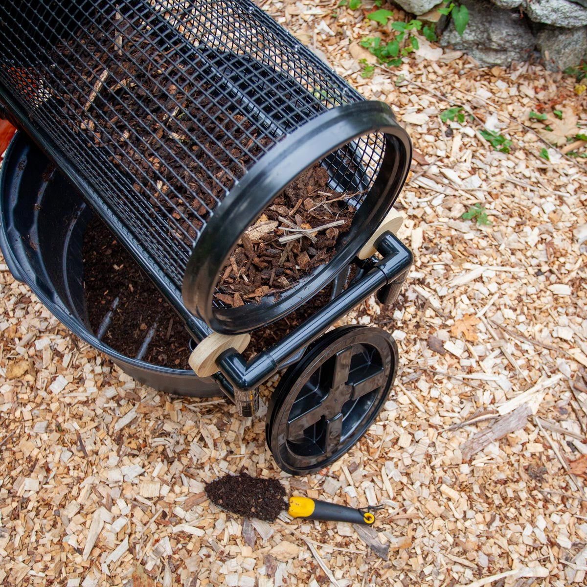 Deluxe Heavy Duty Rolling Garden Sifter