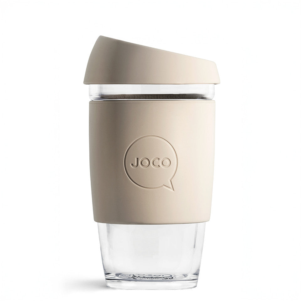 Reusable Glass Coffee Cup 16oz