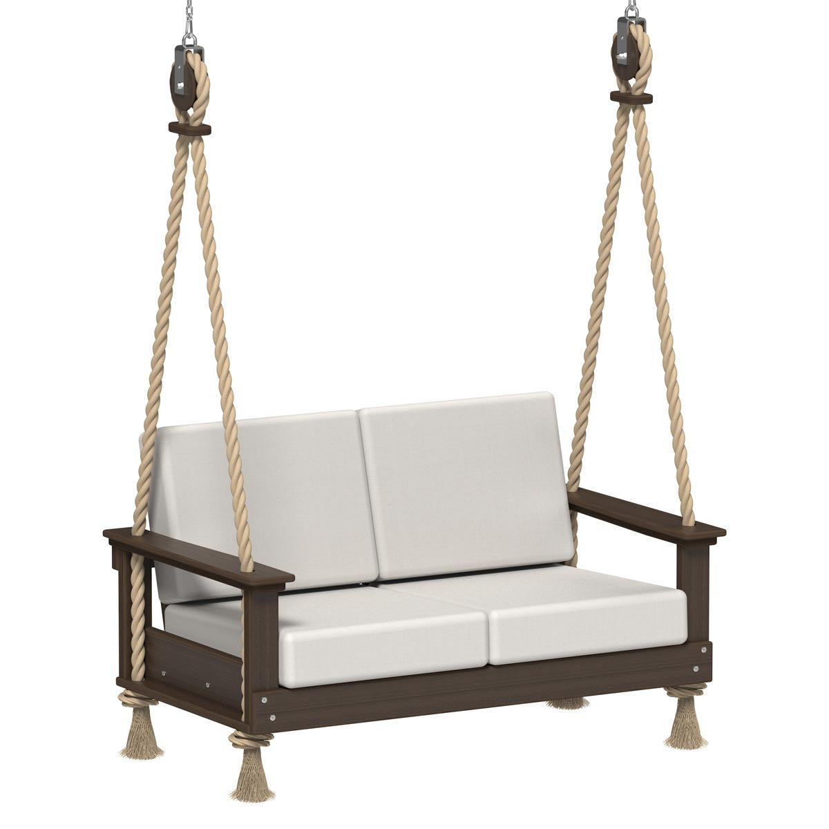 Brazilian Walnut Swing & Canvas Cushion