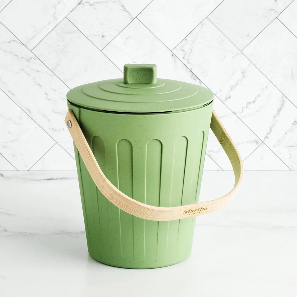 Indoor Countertop Compost Keeper - Round