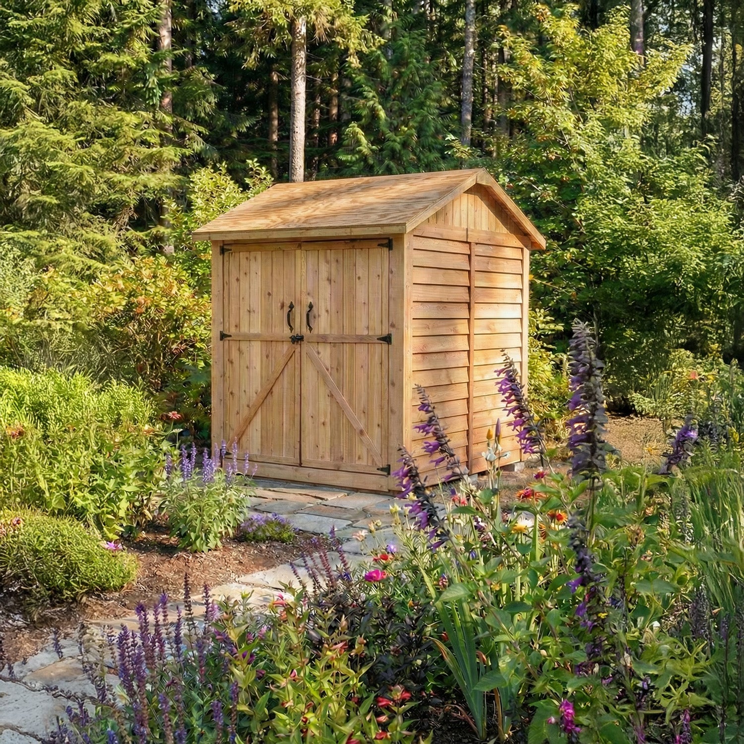 6' x 6' Maximizer Cedar Storage Shed