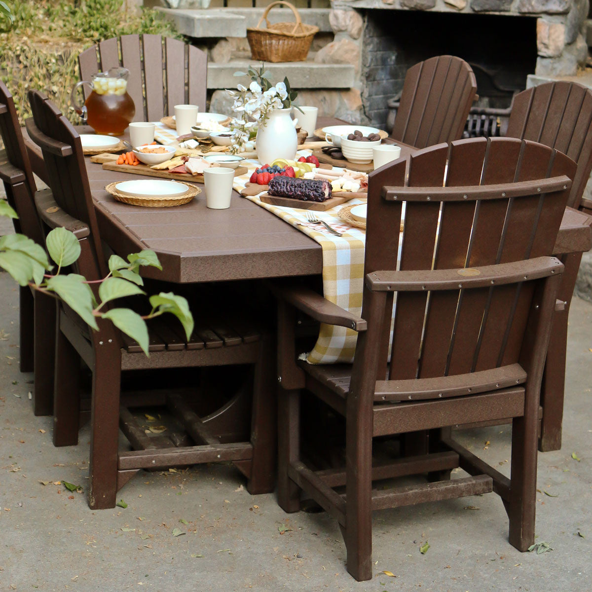 Classic Outdoor Dining Table - 6' Long