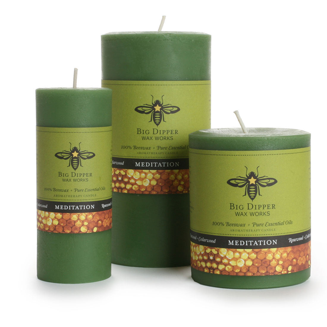 Pure Beeswax Aromatherapy Pillars