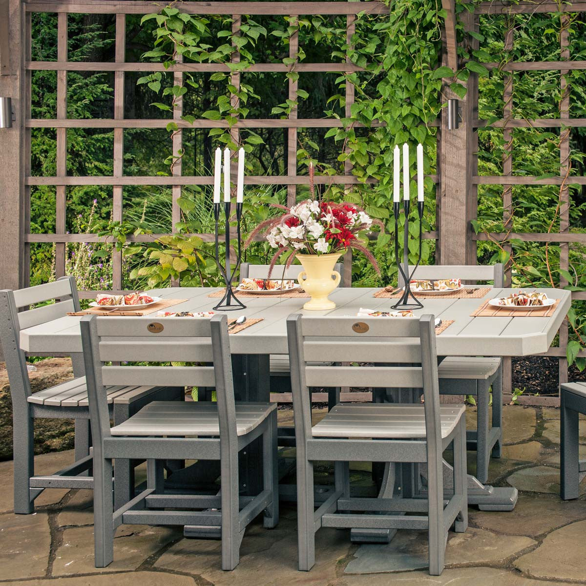 Dove Gray & Slate - Dining Height