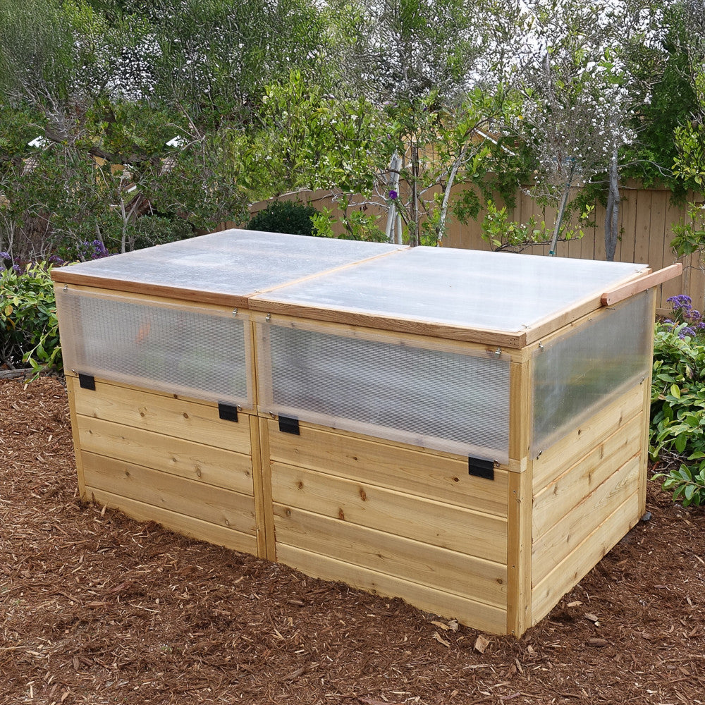 3' x 6' Raised Garden Bed Mini Greenhouse Kit