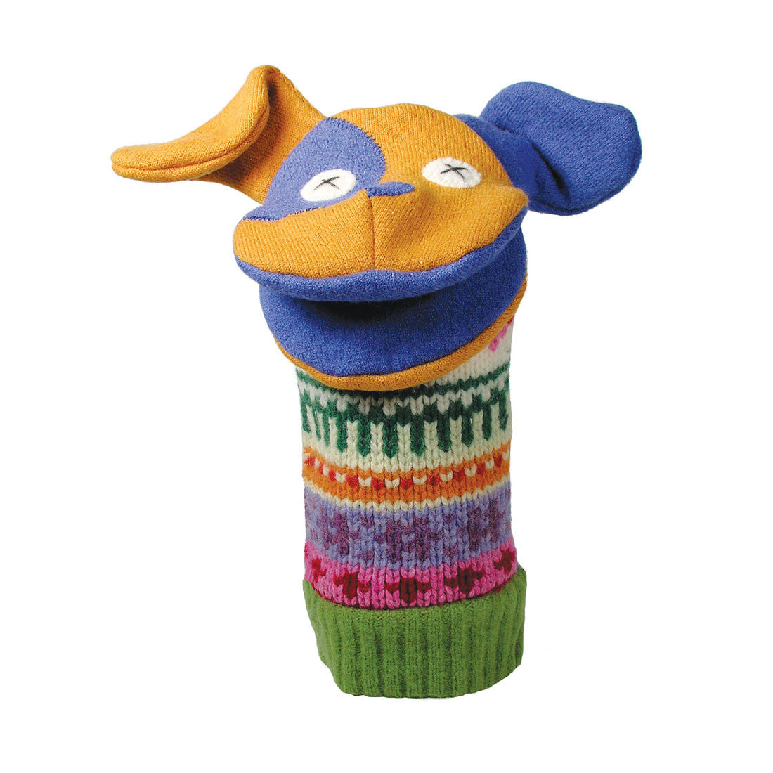 Recycled Wool Animal Puppets