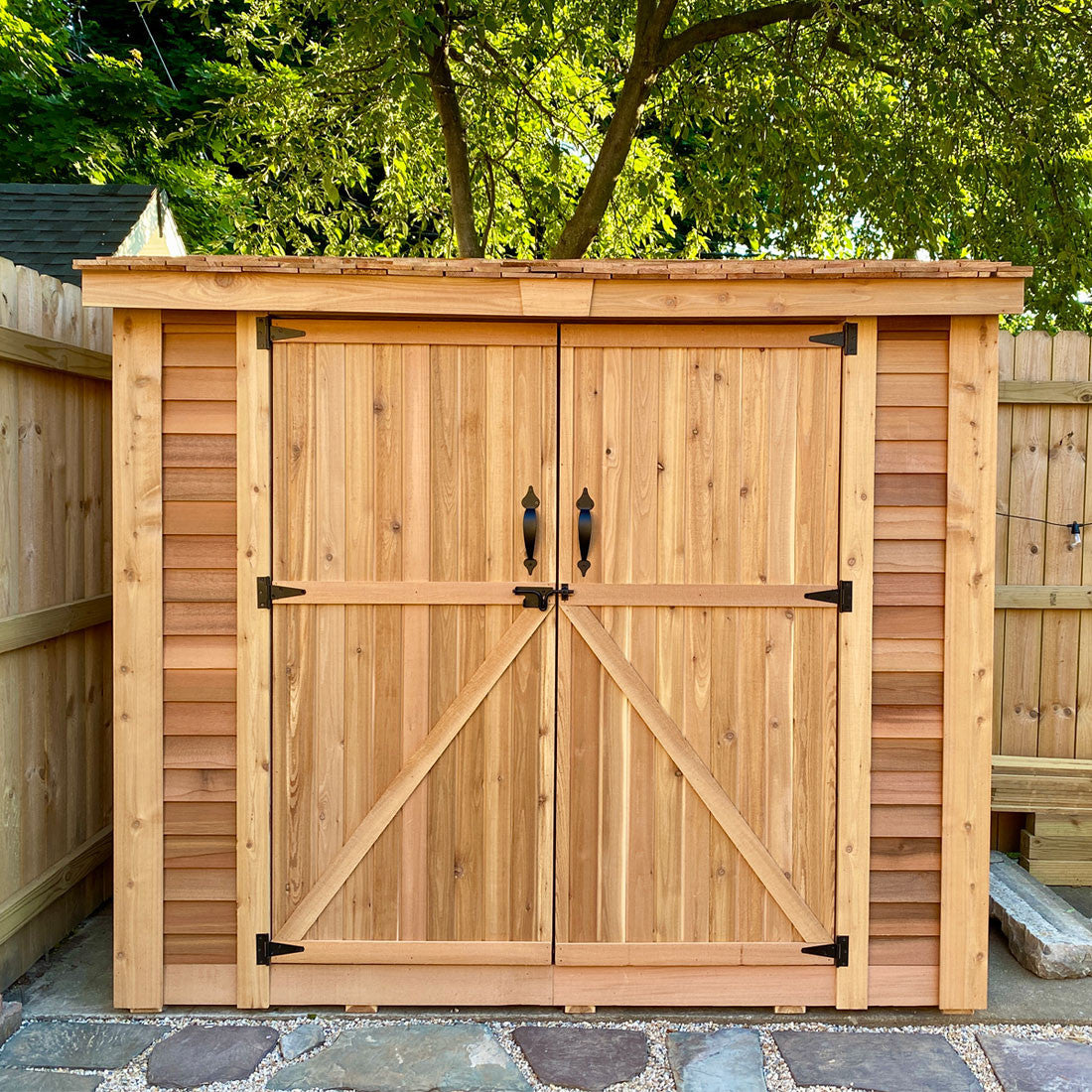 8' x 4' SpaceSaver Storage Shed - Double Doors