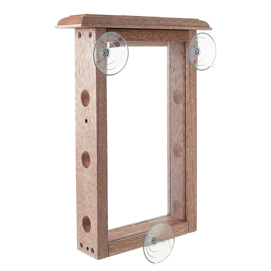 See Through Wooden Window Feeder