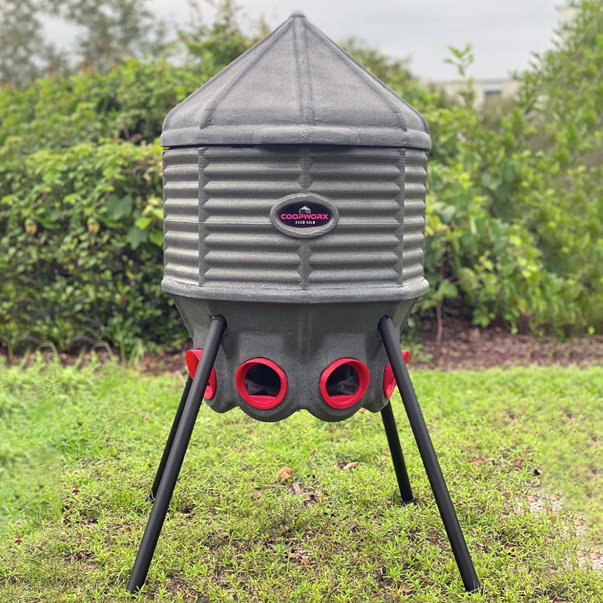 CoopWorx Silo Chicken Feeder - 80 lbs