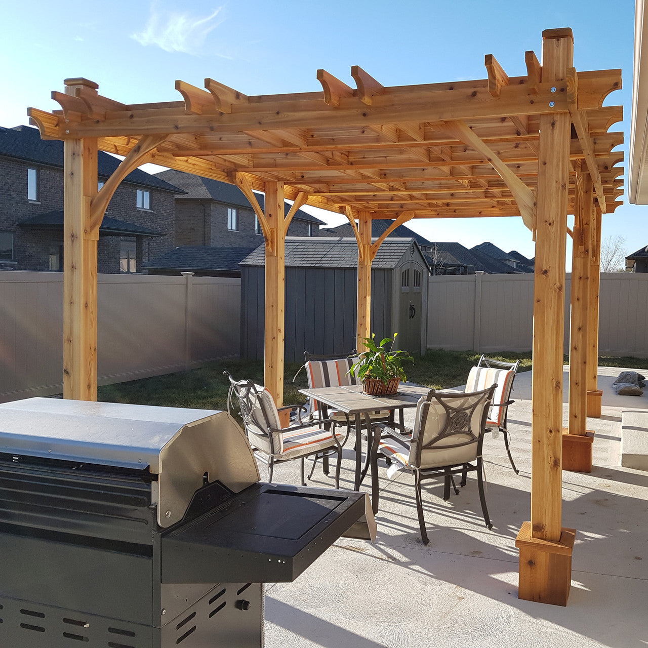 10' x 12' Premium Cedar Pergola Kit