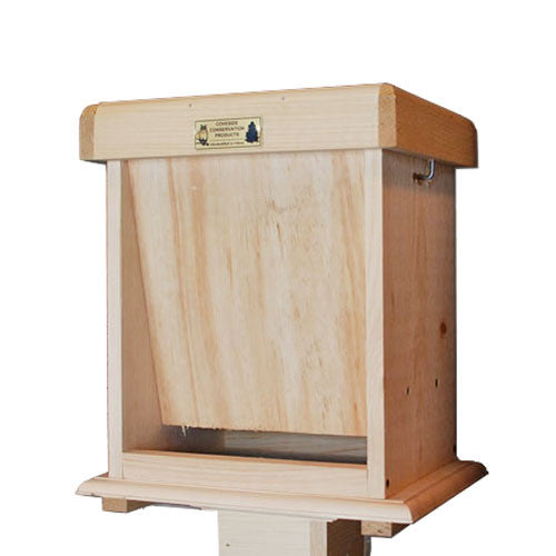 Wooden Wildlife Seed-Feeder