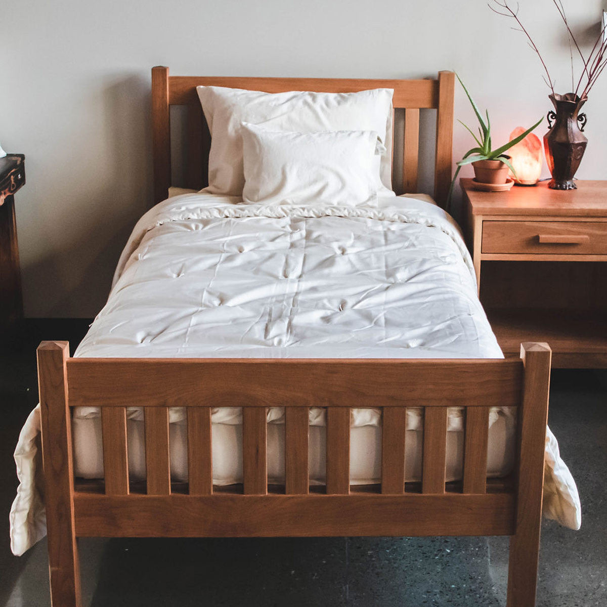 Twin-Size Wool Comforter