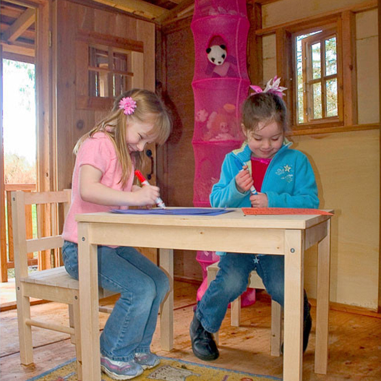 7' x 9' Cedar Cabin Playhouse & Sandbox