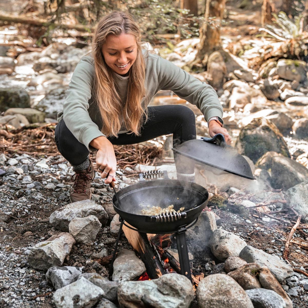 All-in-One Cast Iron Grill - 4 Quart