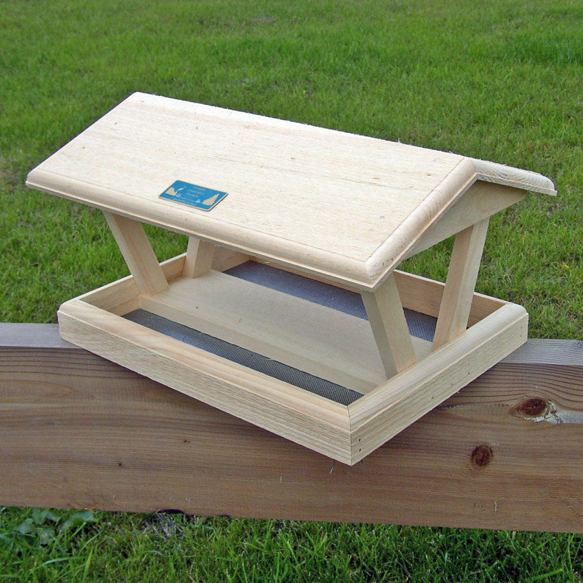 Wooden Cottage Bird Feeder