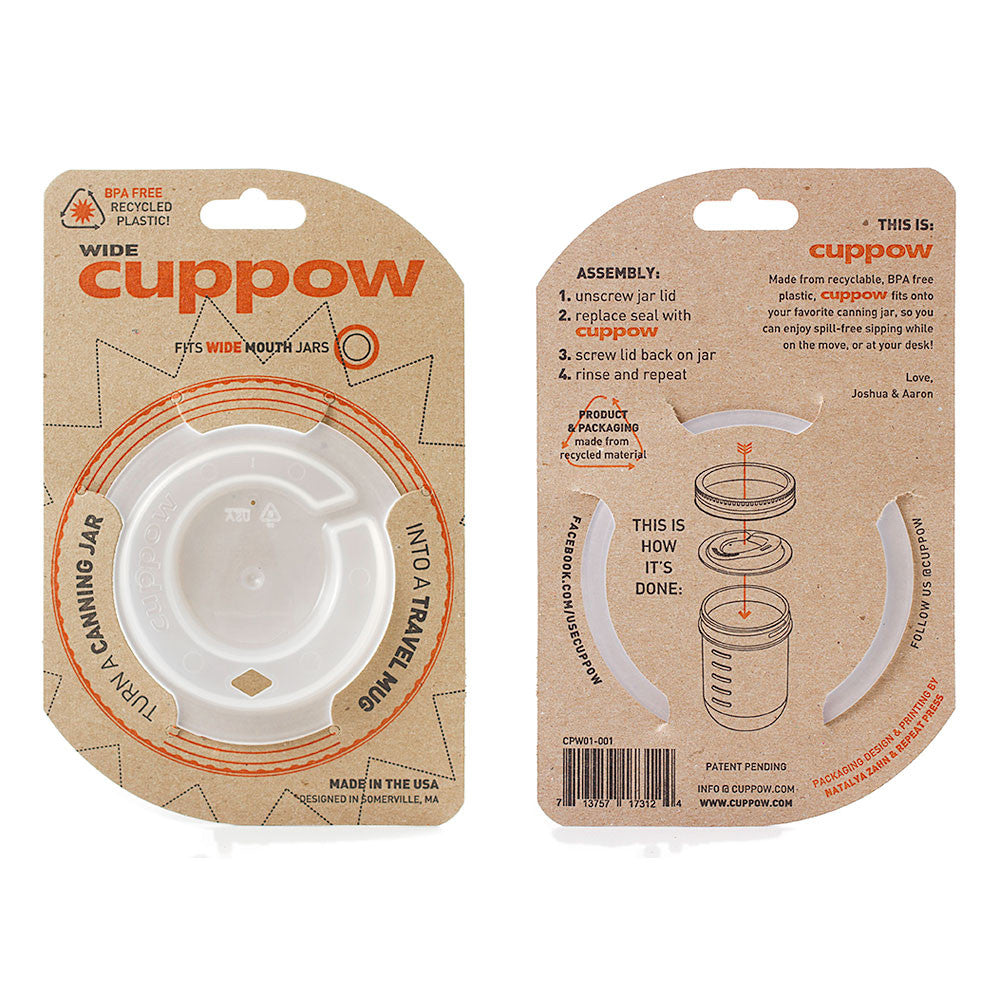 Clear lid for Wide Mouth canning jar