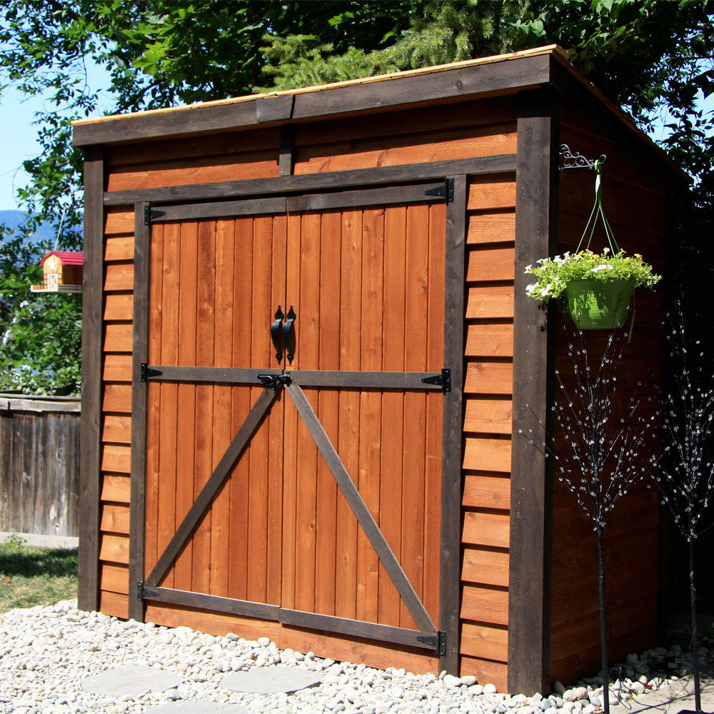 8' x 4' GardenSaver Storage Shed - Double Doors