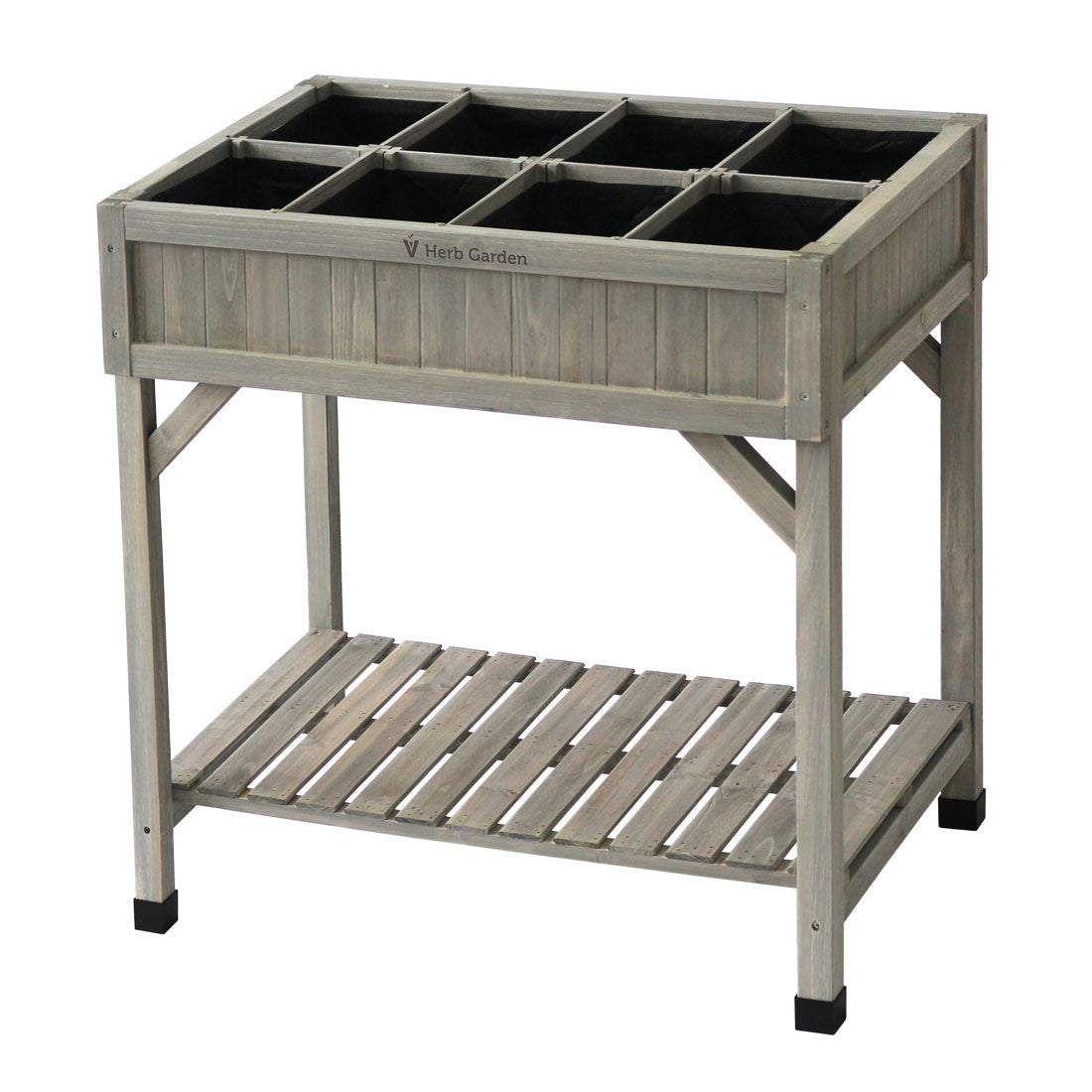 VegTrug Raised Herb Garden Planter - Grey